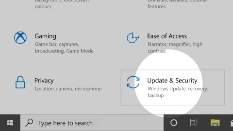 windows 10 step 2 update and security 0